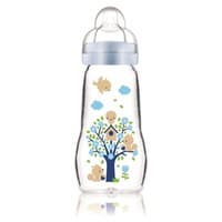 Mamadeira de vidro Mam Feel Good 260ml 1 unidade - Bamed Baby