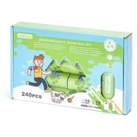 Sacos biodegradáveis para resíduos de cães 240 unidades - Nobleza