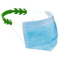 Orelhas de Salva para Máscaras Adult Green Classic 1 unidade - Amcore