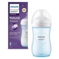 Mamadeira azul resposta natural 260 ml 1 unidade - Philips Avent