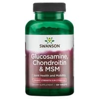Glucosamina, Condroitina e MSM, 750mg 120 tabletes - Swanson