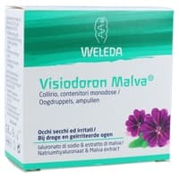 Colírio monodose Visiodoron Malva 20 unidades de 0.4ml - Weleda