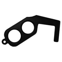 Abridor de porta preto 1 unidade - Amcore