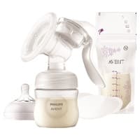 Bomba tira leite manual com acessórios 5 unidades - Philips Avent