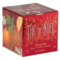 Caixa Formato Livro Chá de Natal: Laranja, Canela e Gengibre Bio 24 unidades - Plantasia