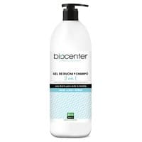 Gel de banho e shampoo orgânico de aloe, linho e arroz 2 em 1 1 L - Biocenter