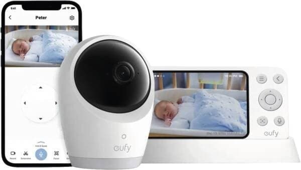 Eufy Baby Monitor E21 Preto, Branco E8354321