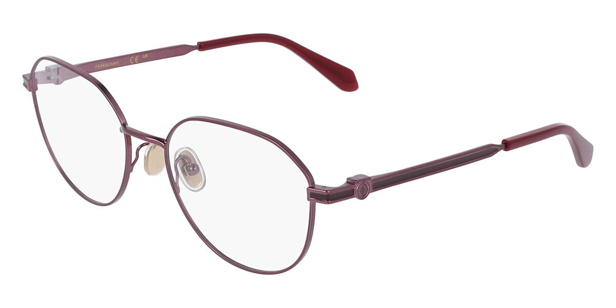 Salvatore Ferragamo SF2236 602 Óculos de Grau Vinho Feminino