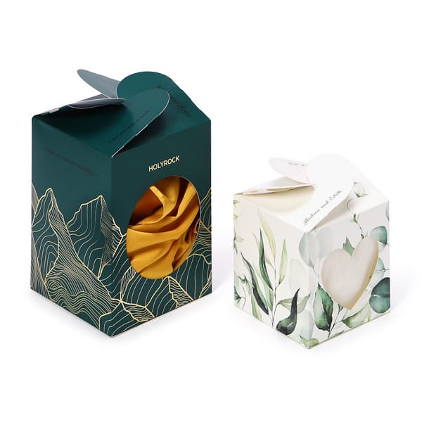 Caixas Embrulho Com Fecho Em Flor