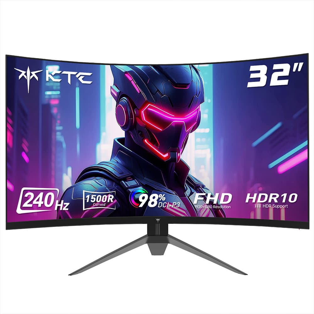 Monitor de jogos curvo KTC H32S17F 32" 240Hz 1500R 1920x1080 FHD