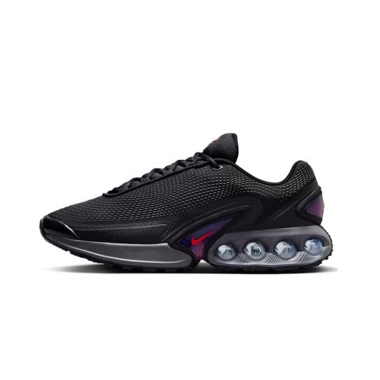 Tênis Nike Air Max Dn Antracite Crimson Claro Sapatos Casuais DV3337-001 cm preto