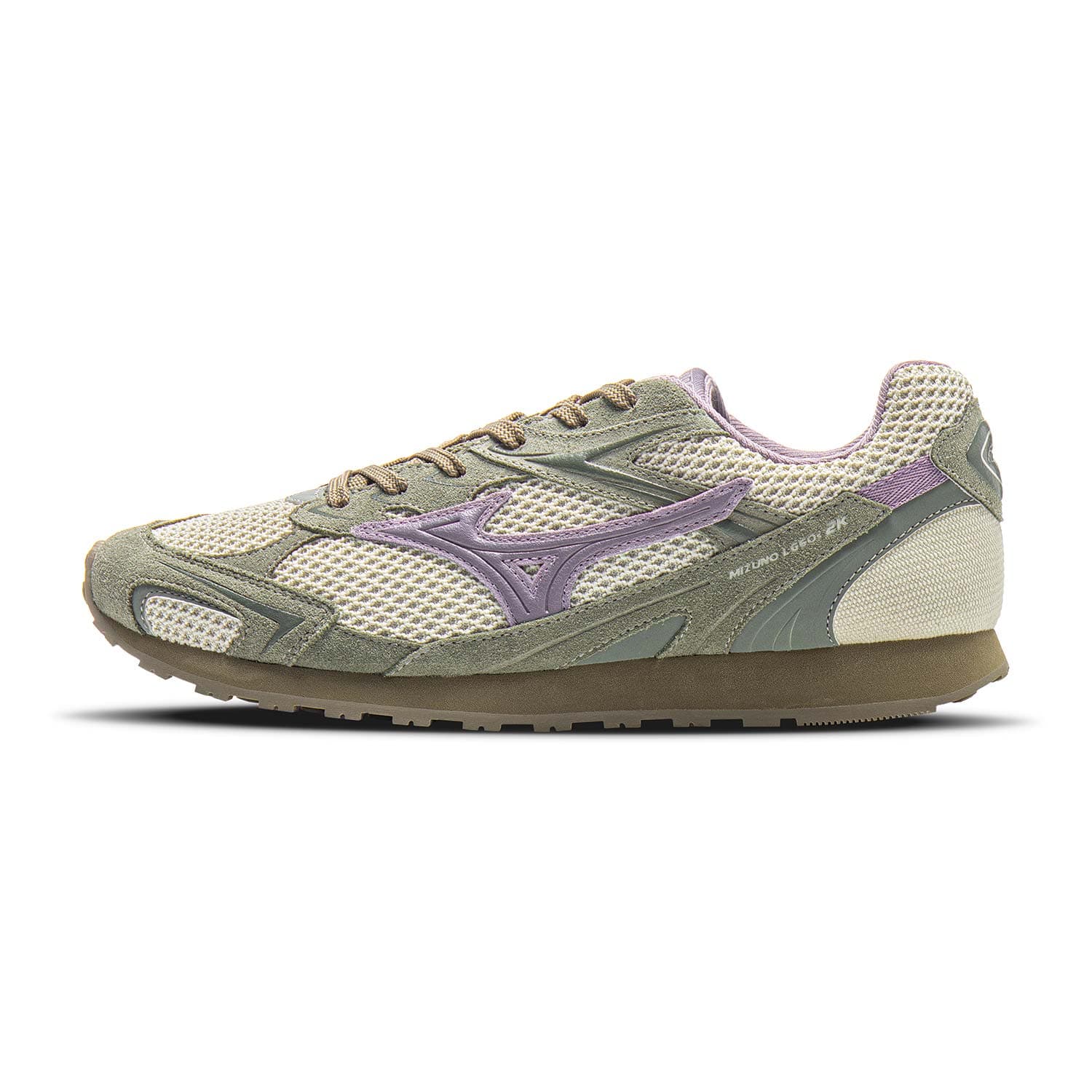 Mizuno LG 60S 2K Confortáveis Versáteis Treino Cano Baixo Estilo de Vida Sapatos Casuais Unissex Casuais Sapatos Verde-Sálvia D1GH242104 cm