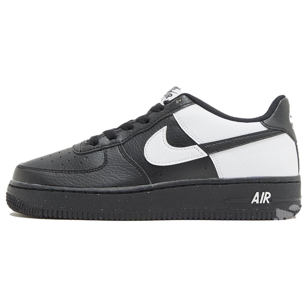 Tênis Infantil Nike Air Force 1 Next Nature GS Split - Preto Branco HF9096-001 cm
