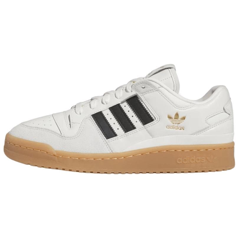 Tênis Unisex adidas Forum 84 Low CL Branco Preto Borracha Branco Nuvem Preto Essencial IG3769 cm