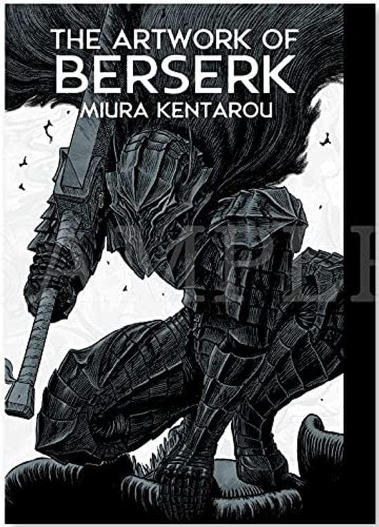 Livro de ilustrações oficial da exposição Great Berserk OBRA DE ARTE DO local Produtos oficiais THE BERSERK