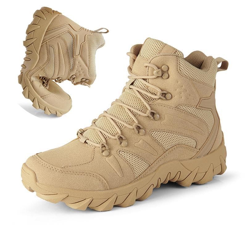 Botas de combate masculinas, calçados de treinamento ao ar livre cm verde do exército