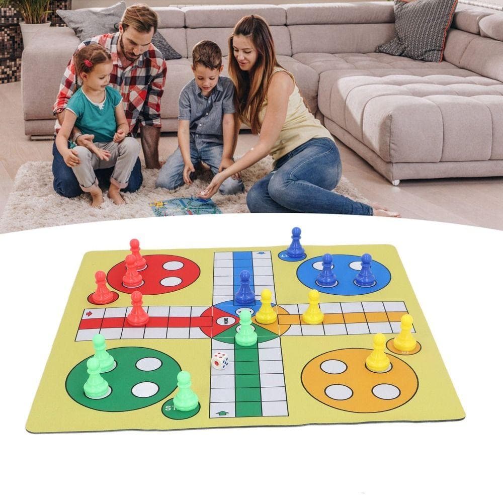 Com Mouse Pad Jogo da Vida Tabuleiro Interativo Jogo de Xadrez Brinquedo de Família Jogo de Ludo Conjunto de Xadrez Viagem Engraçado