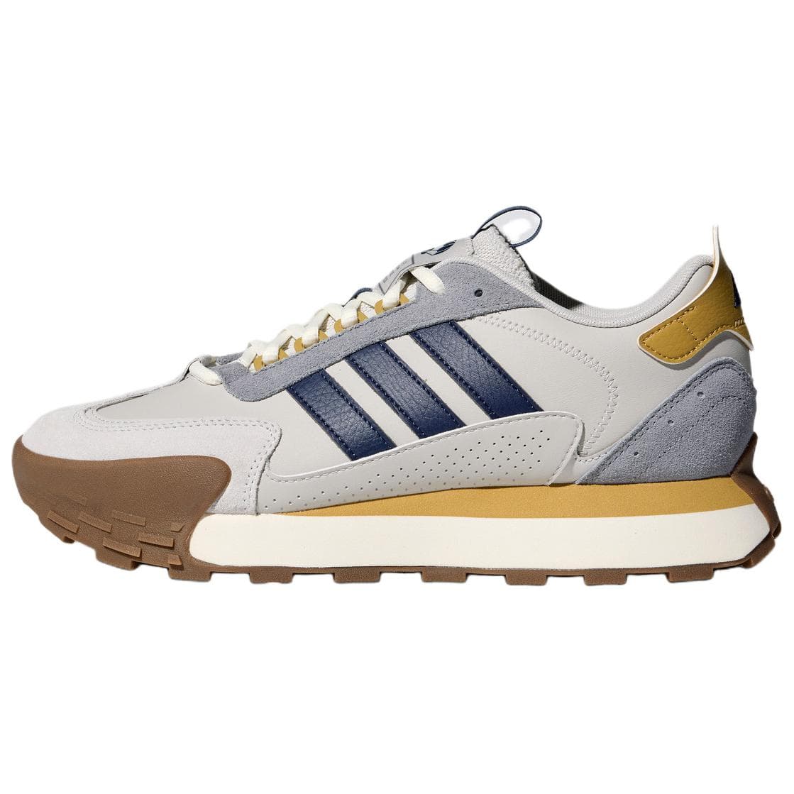 adidas FUTRO MIXR Couro Sintético Cano Baixo Tênis de Corrida Unissex Cinza KJ2053 cm