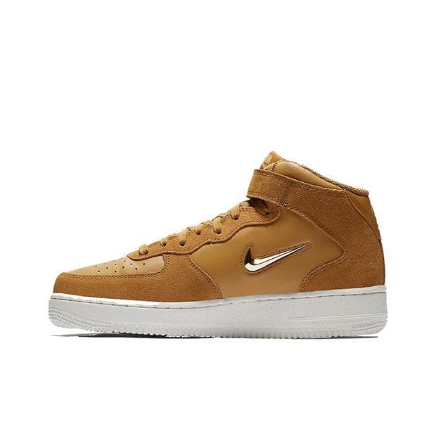 Nike Air Force 1 07 Mid LV8 Muted Bronze Men Sneakers Brown Metallic-Gold-Summit-White 804609-200 cm