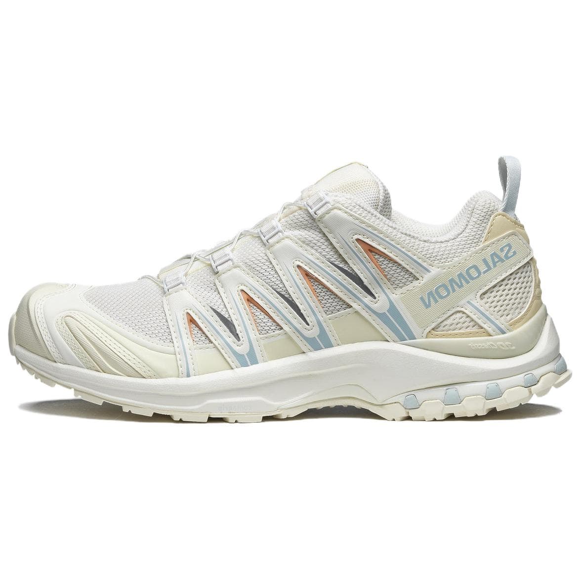 Salomon XA Pro 3D Vanilla Ice Ballad Blue Tênis Unissex Creme Pêssego-Quartzo L47442900 cm