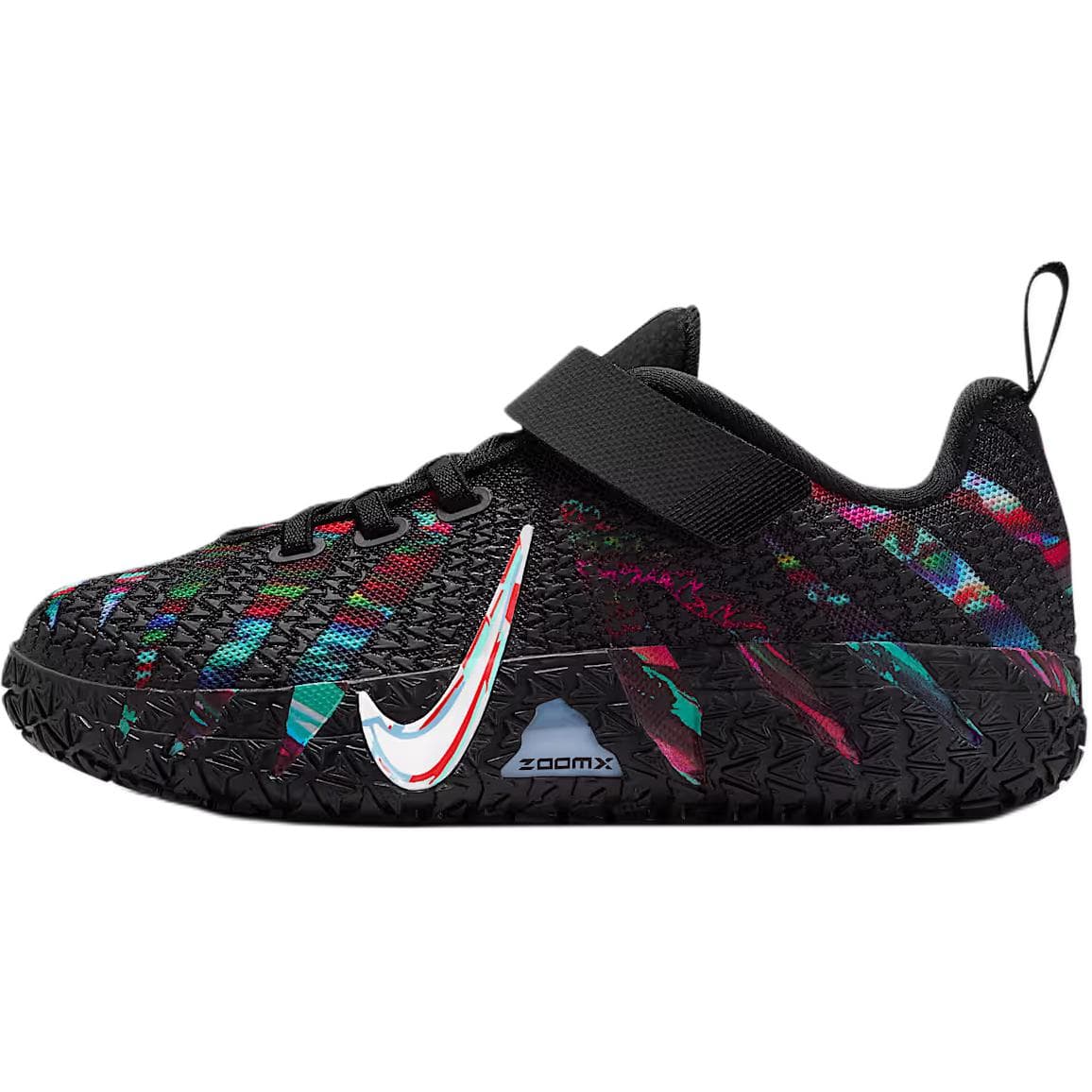 Nike Ja Morant 3 Low top Children's Basketball Shoes Black White Red Children Aged 3 7 Years Old IF1796-001 cm