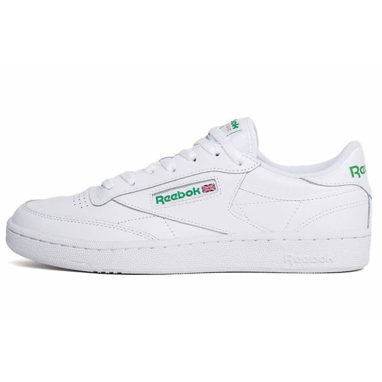 Tênis Unissex Reebok Club C 85 Branco Verde AR0456 cm