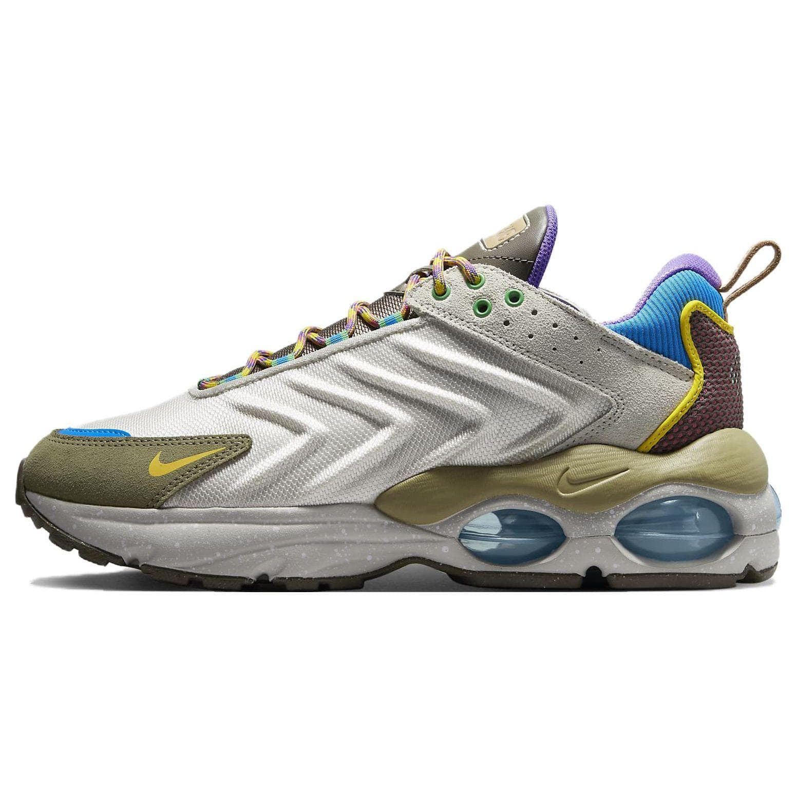Tênis Masculino Nike Air Max TW SE Phantom Multicolorido Branco Light-Bone Azul-Claro FJ7071-070 cm
