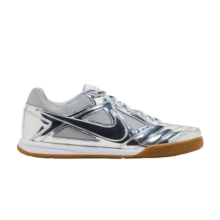 Nike Gato LV8 Prata Metálico Branco Borracha Marrom Claro cm