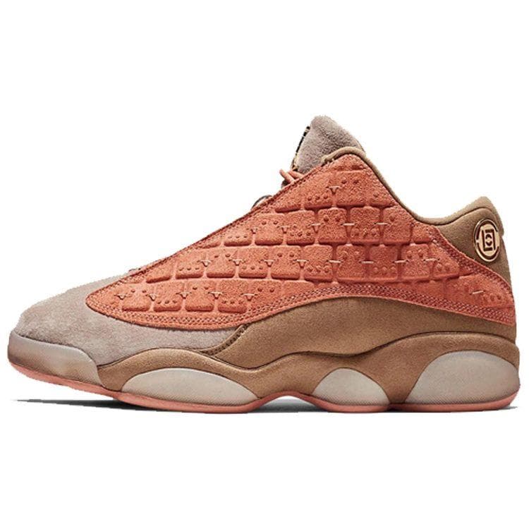 CLOT x Air Jordan 13 Retro Low NRG Terracota Tênis Unissex Laranja Sépia-Pedra Cantina AT3102-200 cm