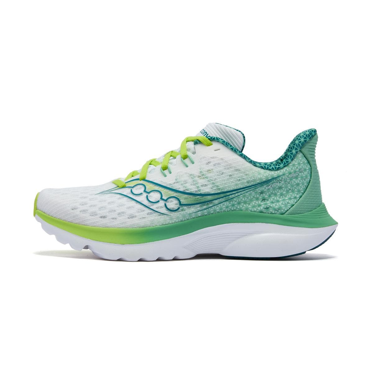 Saucony Kinvara 16 Tênis de Corrida Confortáveis, Macios, com Amortecimento Equilibrado, Unissex Branco S31020-501 cm