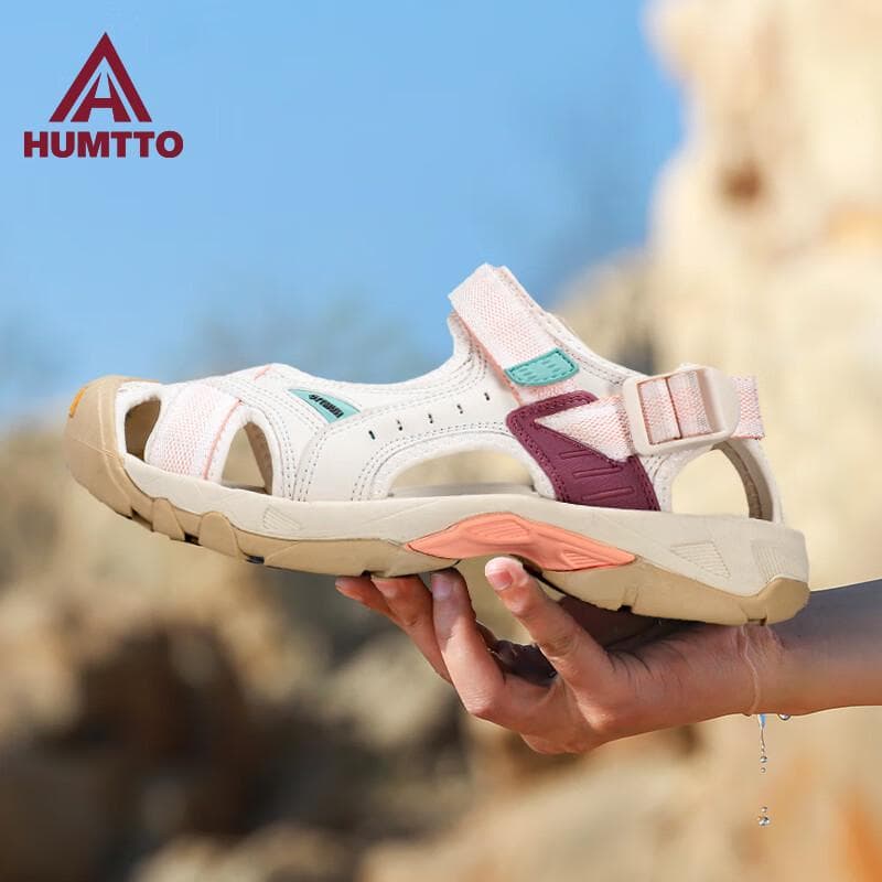 Sandálias Aquáticas Fechadas para Exterior Femininas HUMTTO cm