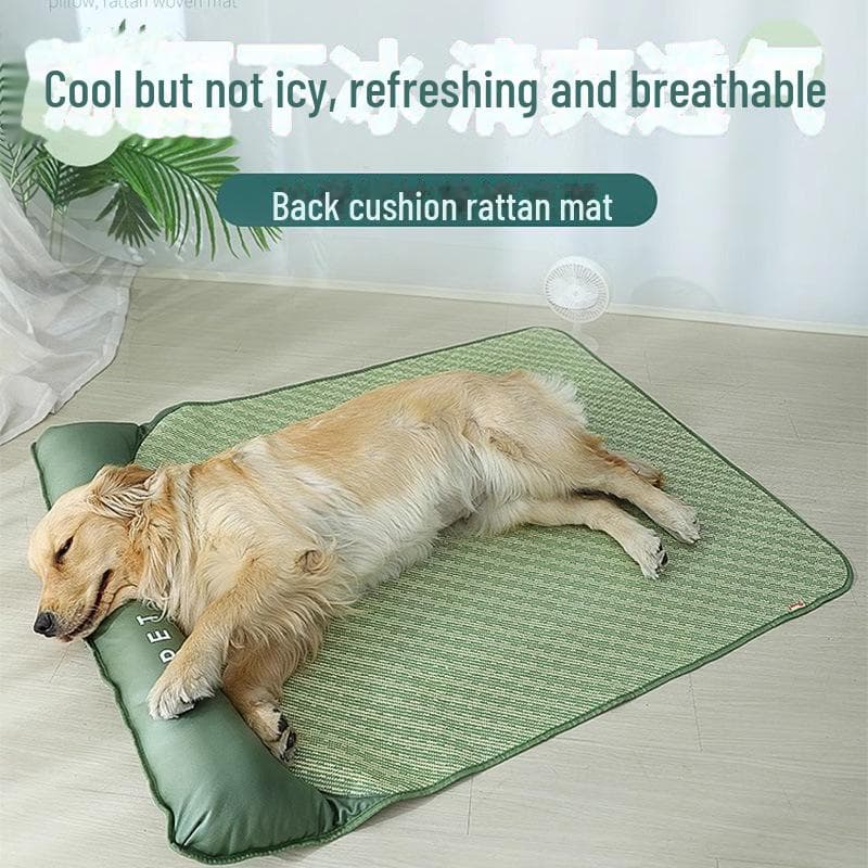 Grande tapete de dormir refrescante de verão para canis Golden Retriever