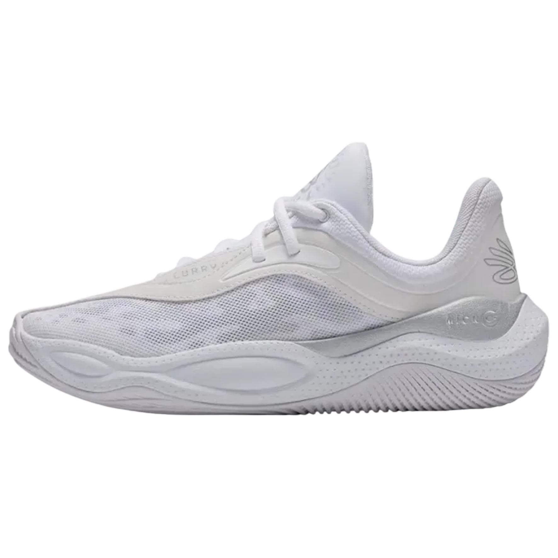 Tênis de Basquete Under Armour Curry Splash Unissex Branco 3028460-100 cm branco