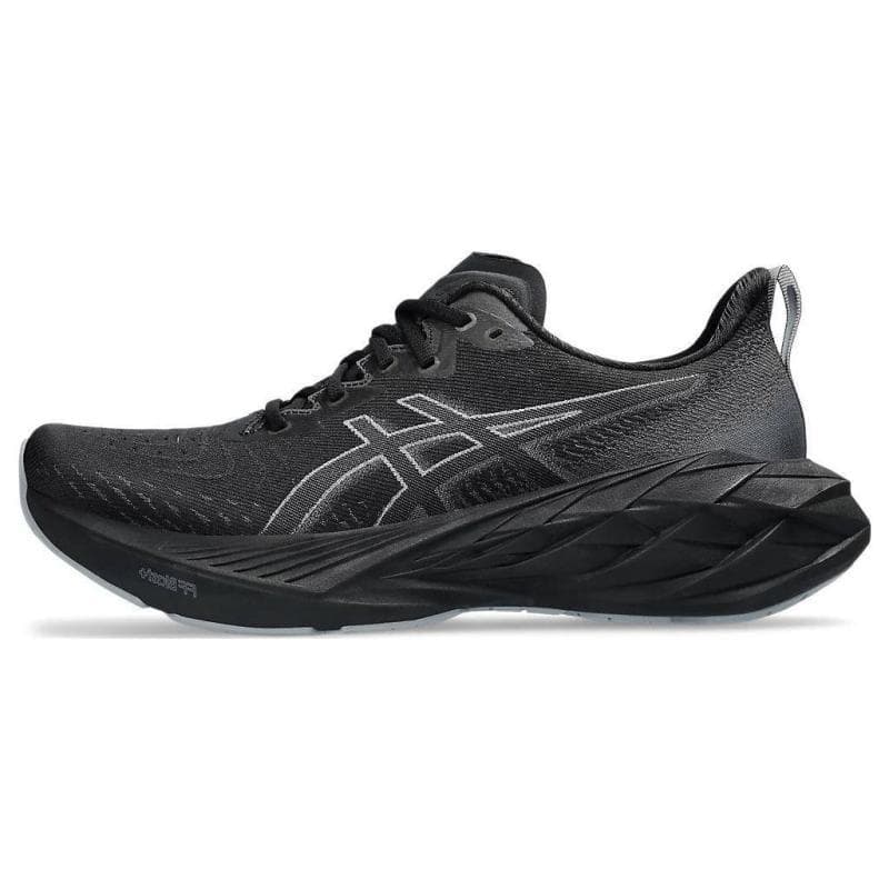 Tênis ASICS Novablast 4 Preto Cinza Grafite 1011B693-002 cm preto