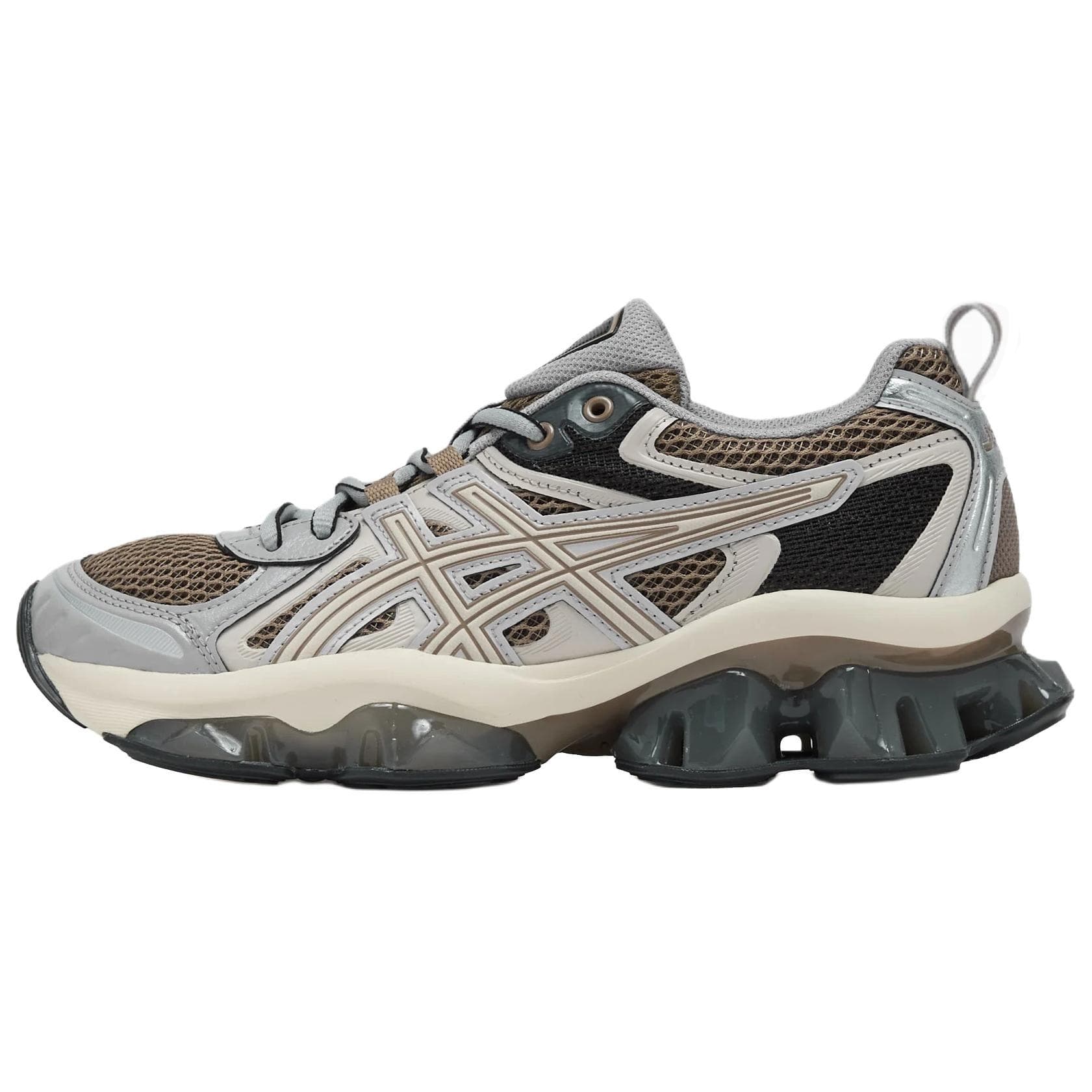 ASICS GEL Quantum Kinetic Abrasion Resistant Low top Casual City Commute Running Shoes Unisex Brown Beige Sneakers 1203A270-204 cm