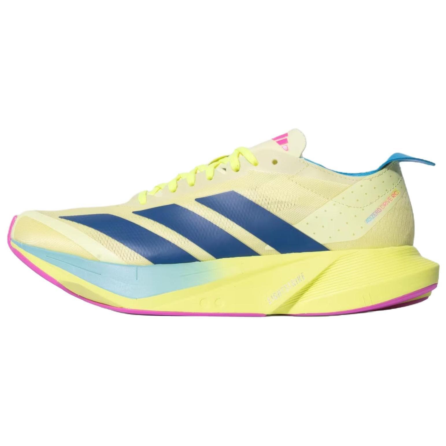 Adidas Adizero Drive Rc Confortável Versátil Suporte Tênis Casuais para Corrida Masculino Amarelo KJ6206 cm