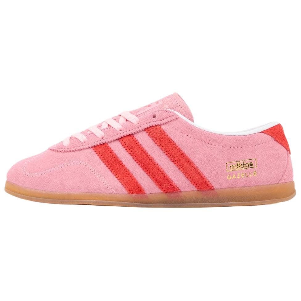 Adidas Originals Gazelle Lo Pro Confortável Versátil Tênis de Skate Feminino Rosa IH6945 cm