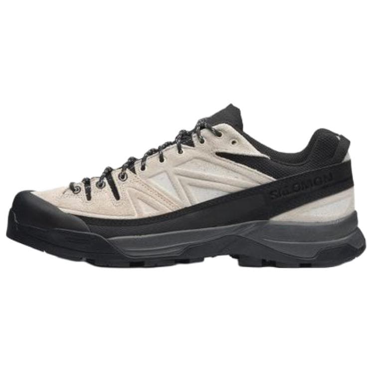 Sapatos de Montanhismo Versáteis Confortáveis Salomon X-Alp Sapatos Unissex Bege Preto 479888 cm