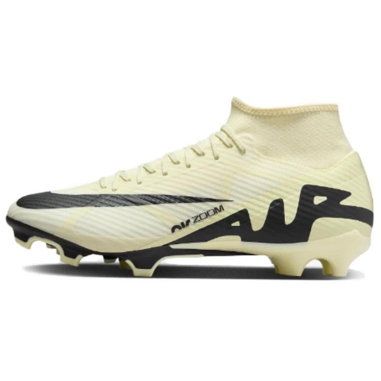Tênis Unissex Nike Zoom Mercurial Superfly 9 Academy MG Pacote Mad Ready Creme Limonada Preto DJ5625-700 cm