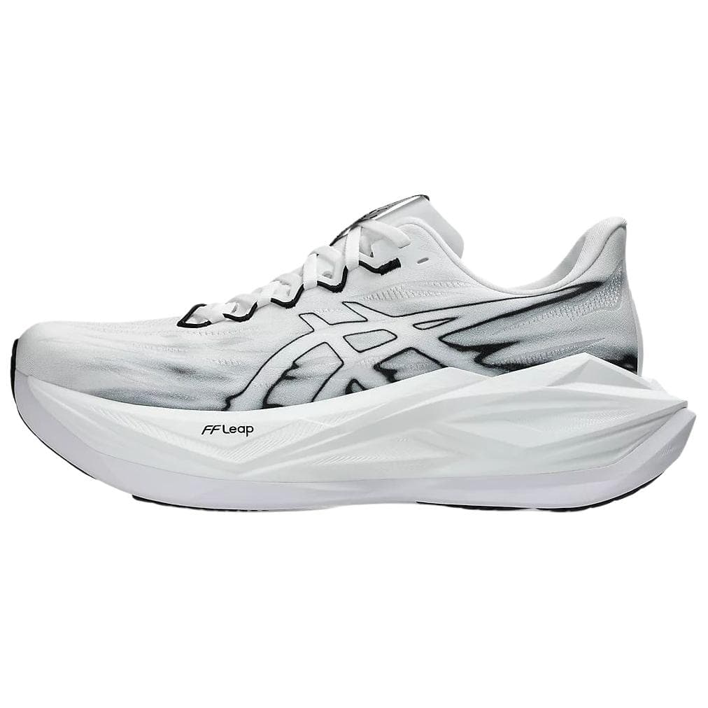 ASICS Rebound Amortecimento Respirável Suporte Tênis de Corrida Unissex Branco Preto 1013A177-100 cm