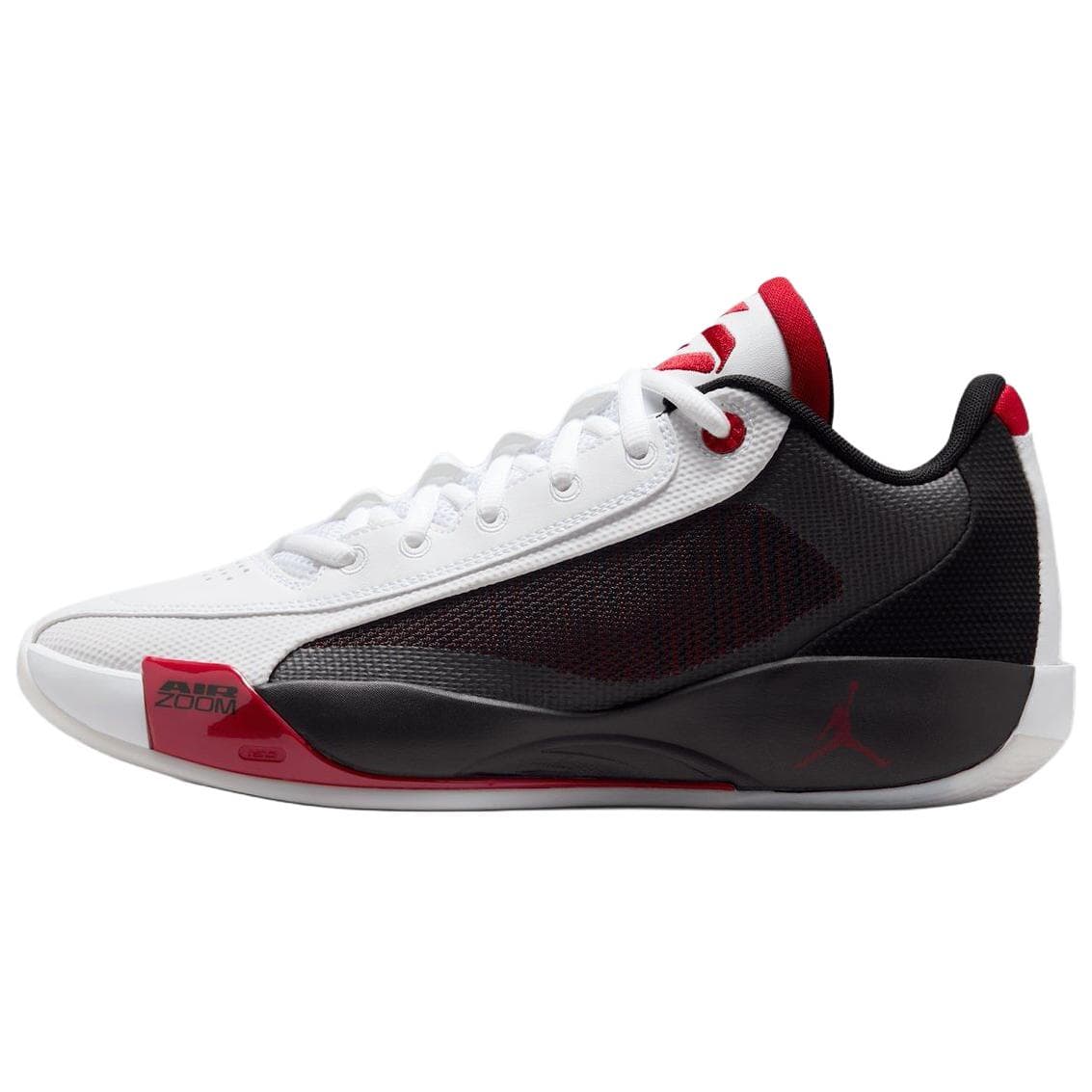 Jordan Luka .77 Antiderrapante Resistente ao Desgaste Cano Baixo Sapatos de Basquete Masculinos Branco Preto Jordan HF0819-101 cm