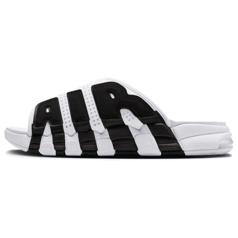Nike Air More Uptempo Slide Branco Preto Vermelho Vintage Basquete FB7818-100 cm