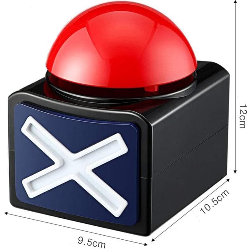 Botão de alarme de resposta do jogo 2023 com luz sonora Quiz de curiosidades Got Talent Buzzer