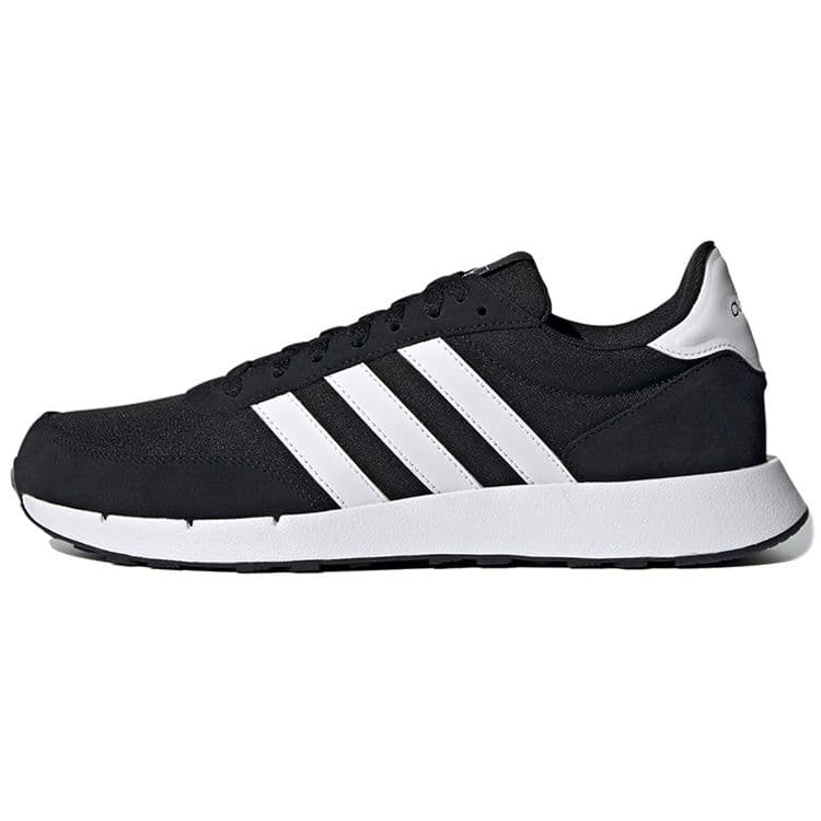 Adidas Run 60s 2.0 Preto Branco Tênis Masculinos Core-Black Cloud-White FZ0961 cm