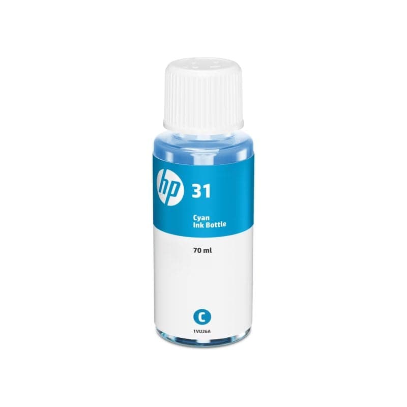 Botella de Tinta Original HP 31 Cian