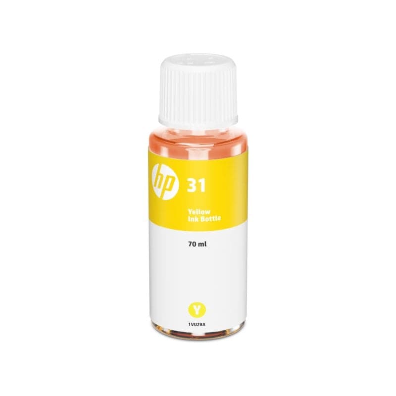 Botella de Tinta Original HP 31 Amarillo