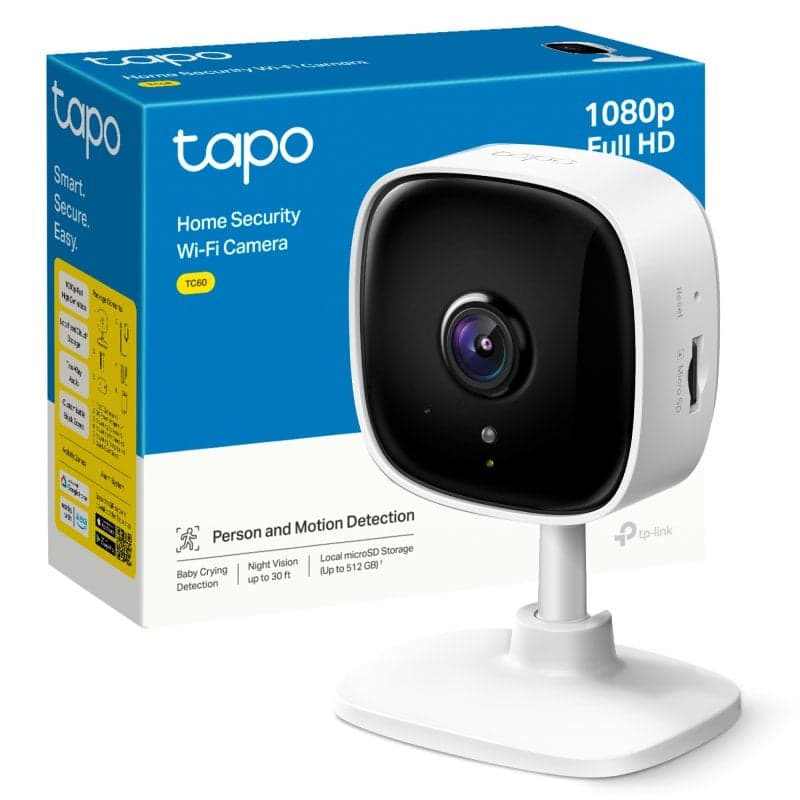 Câmera de vigilância TP-Link TC60 FullHD Visão Noturna Interna Áudio Bidirecional Alarme