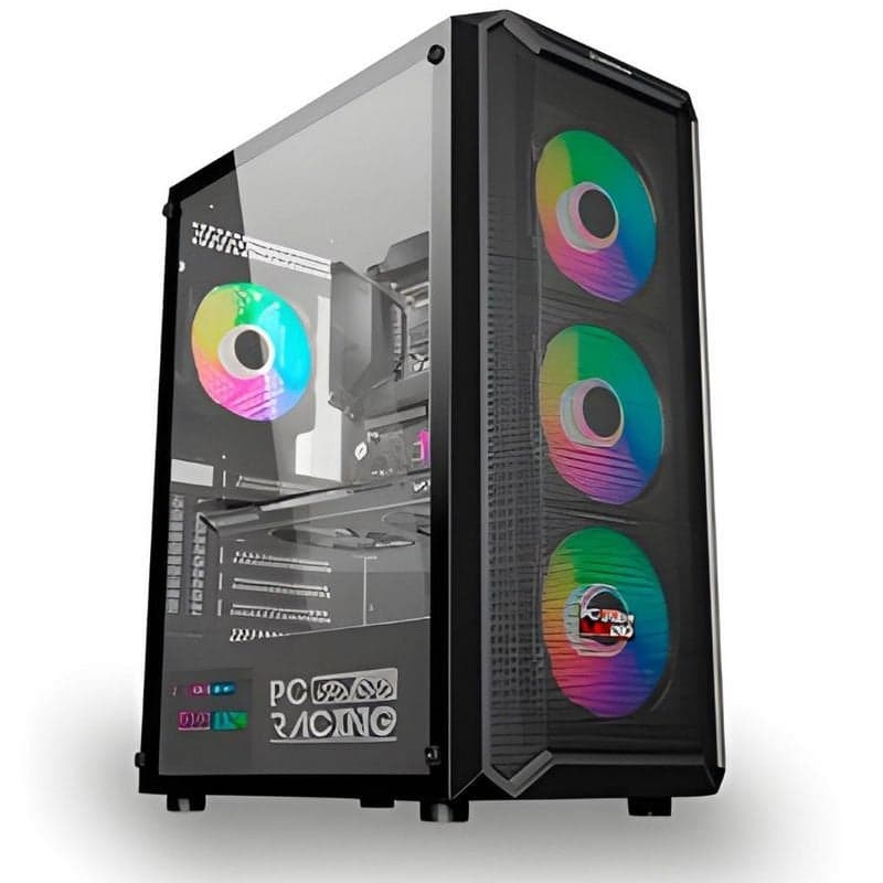 Computador Desktop PC Racing Ordenador Gaming AMD Ryzen 5 3600/16GB/480GB SSD + 1 TB/RTX 3050