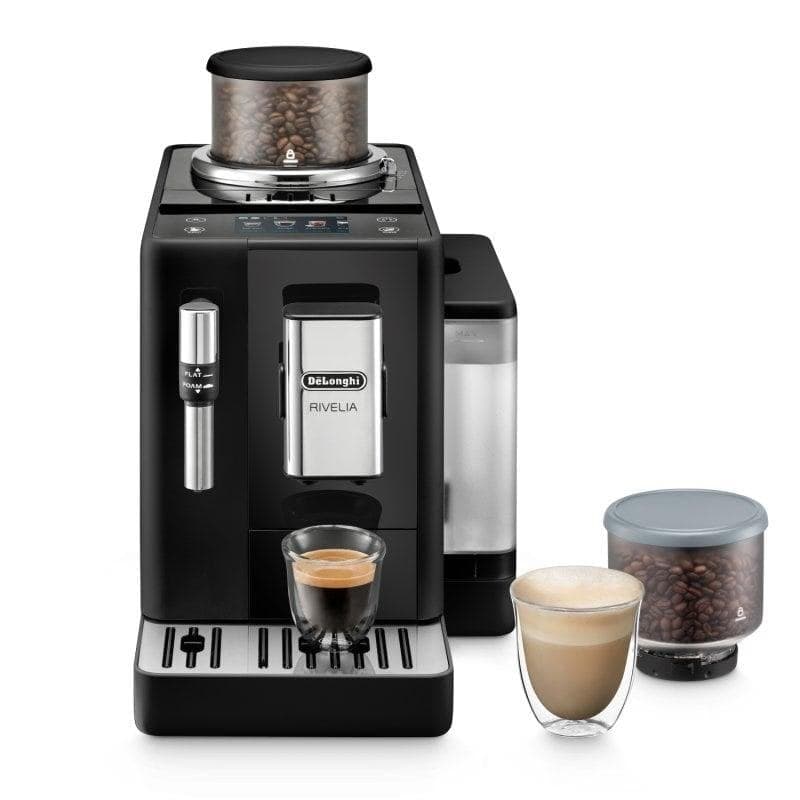 Cafeteira Superautomática DeLonghi Rivelia EXAM440.35.B 1,4L 19 bares com moinho e vaporizador