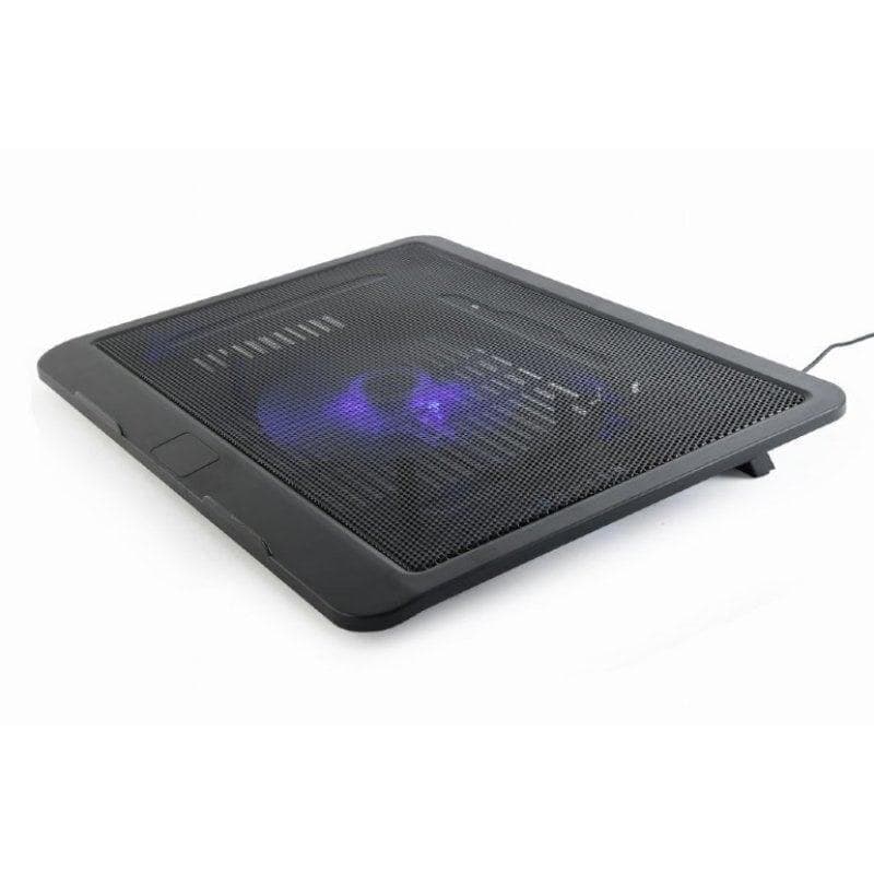 Suporte para portátil Gembird NBS-1F15-04 15" Ventilador 12 cm LED Ajustável Preto